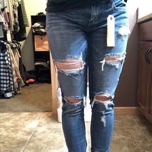Daytrip ankle straight jeans